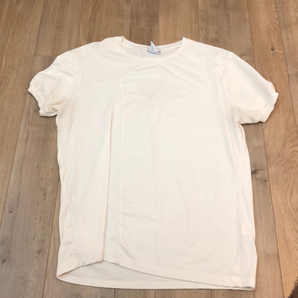 Cream colored Zara muscle T-Shirt